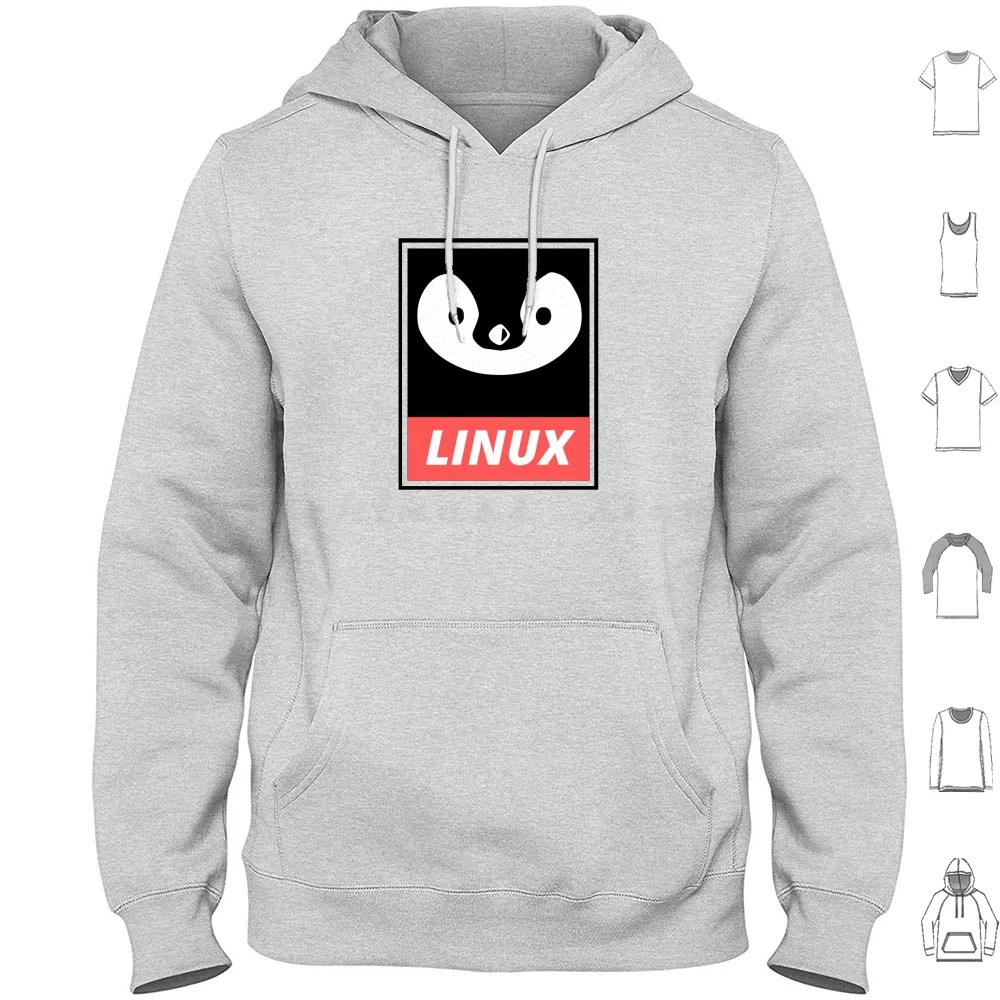 Linux Penguin Hoodie cotton Long Sleeve Linux Penguin Kali Linux Sudo Hacker Cybersecurity Bug Bounty Hunter Just