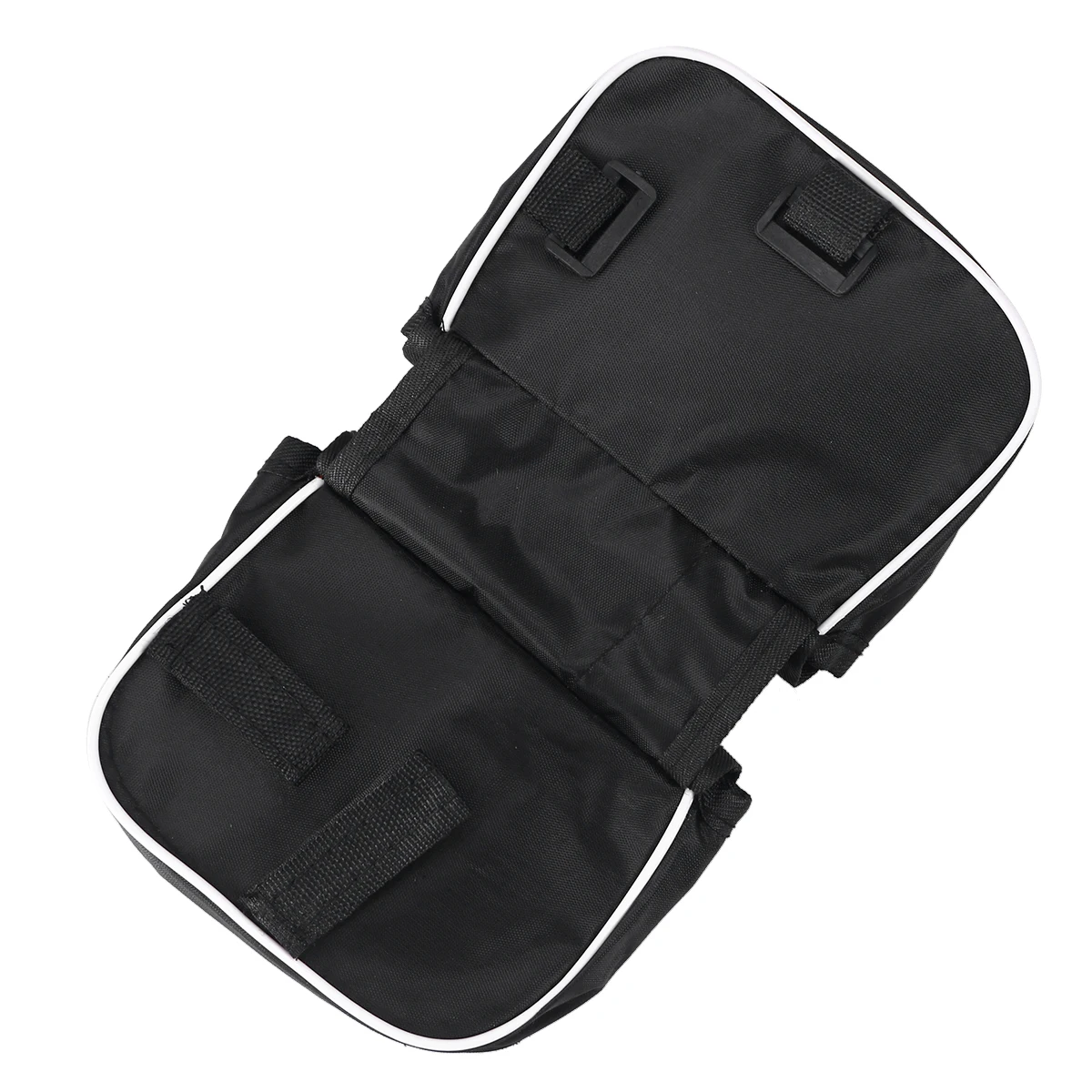 

Bike Handlebar Bag Bicycle Saddle Bags Front Storage Pouch for Road Reflective Stripes Durable Non Deformable Lightweight