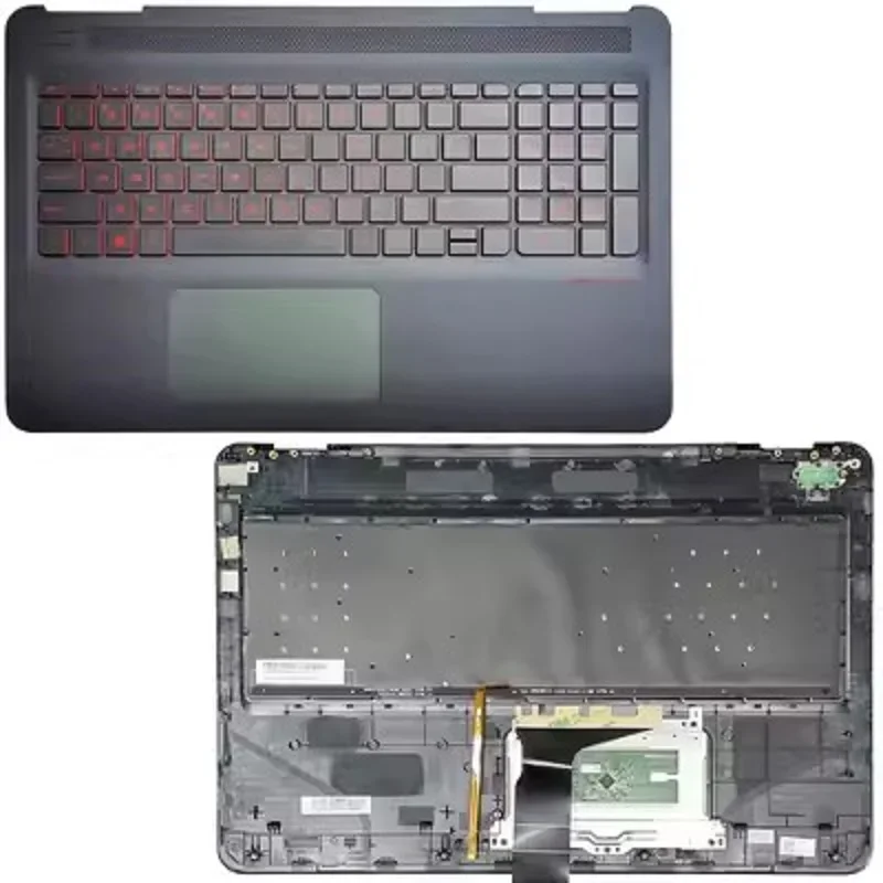 Imagem -02 - Laptop Palmrest Tampa Superior Teclado Superior Backlit Case Habitação hp Omen ° 15-ax 15-dp Tpn-q173 G35 859735001 Novo