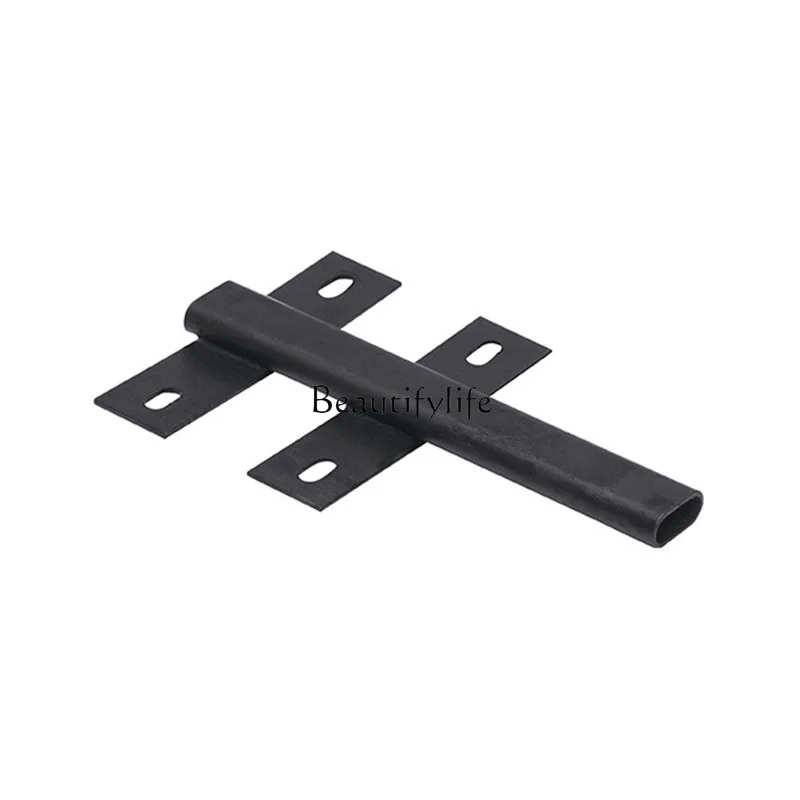 

Office chair reclining back rod chassis electroplating custom I-frame back iron horizontal support four-hole straight pipe