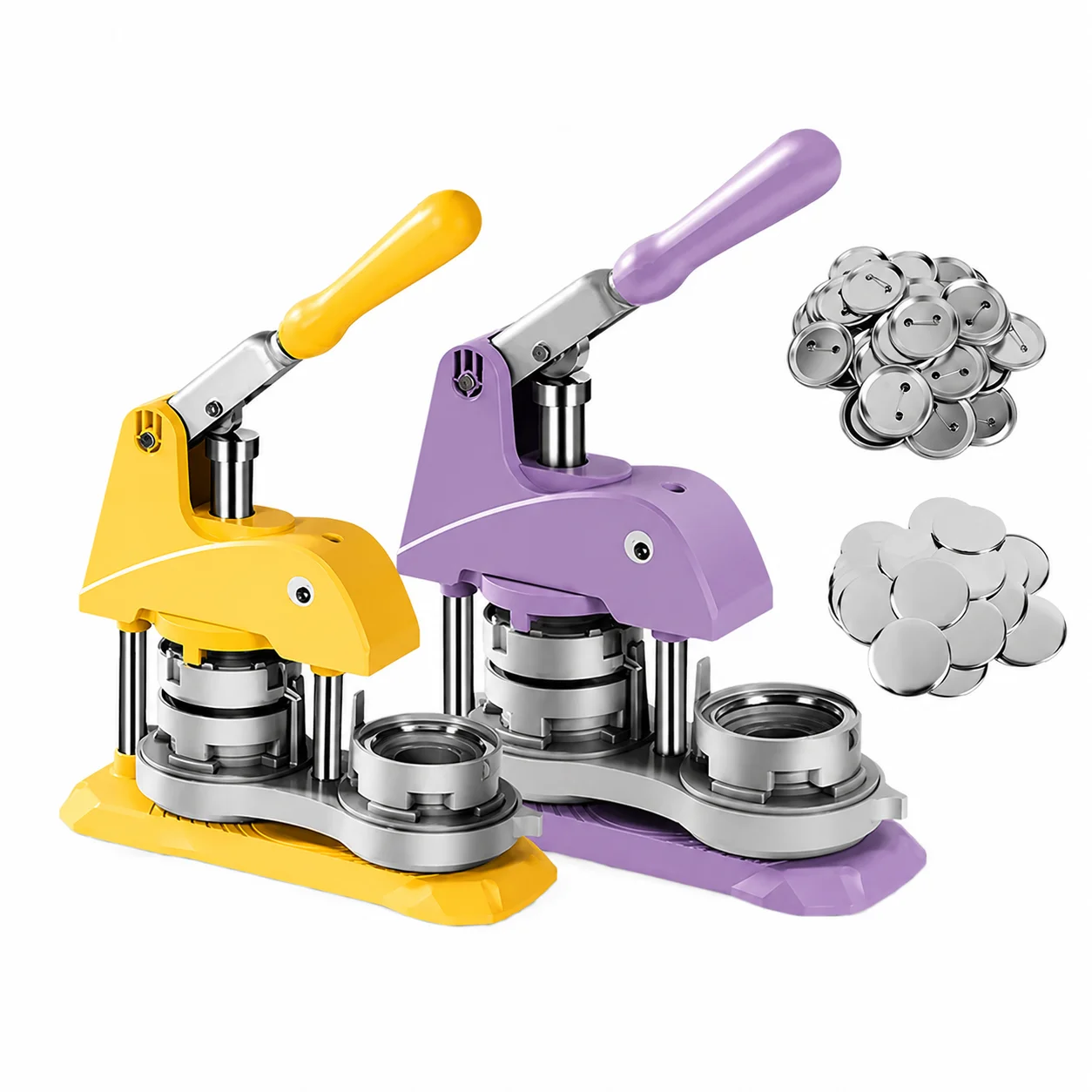hit productButton Maker Machine DIY Pin Maker Press Machine Badge Punch Kit With Mold For Making Fridge Magnets Keychains Tin Ba
