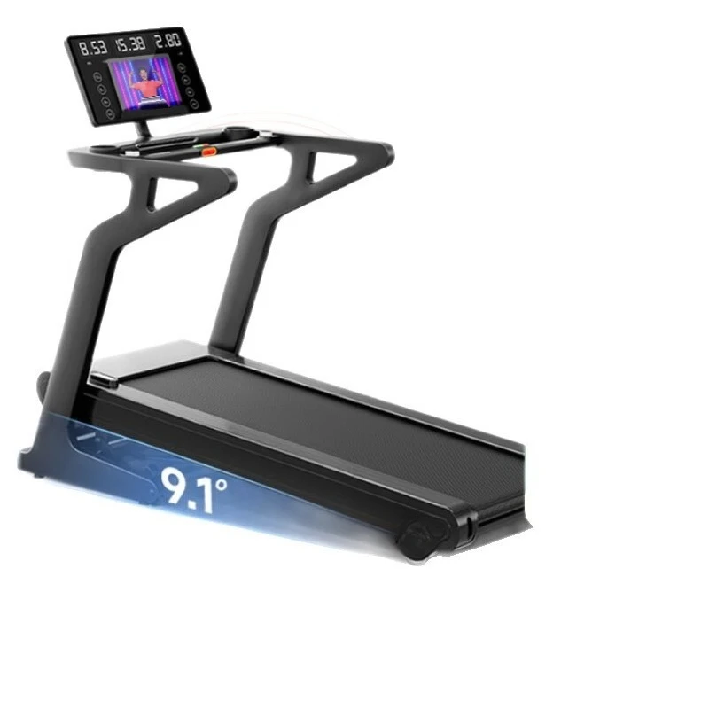 

Marathon treadmill commercial household folding intelligent climbing shock absorption fitness equipment