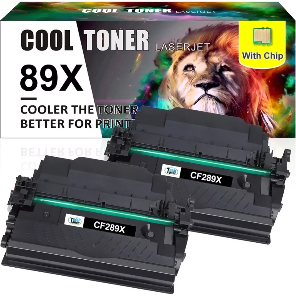 2PK CF289X 89X Toner 【With Chip】 Compatible With HP LaserJet M507dn M507n M528dn