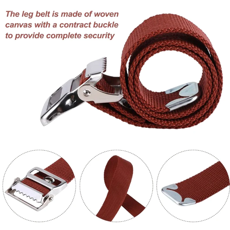 2PCS Stilt Leg Bands Straps, Adjustable Comfort Drywall Stilts Leg Band Straps Loop Home Improvement Replacement Part