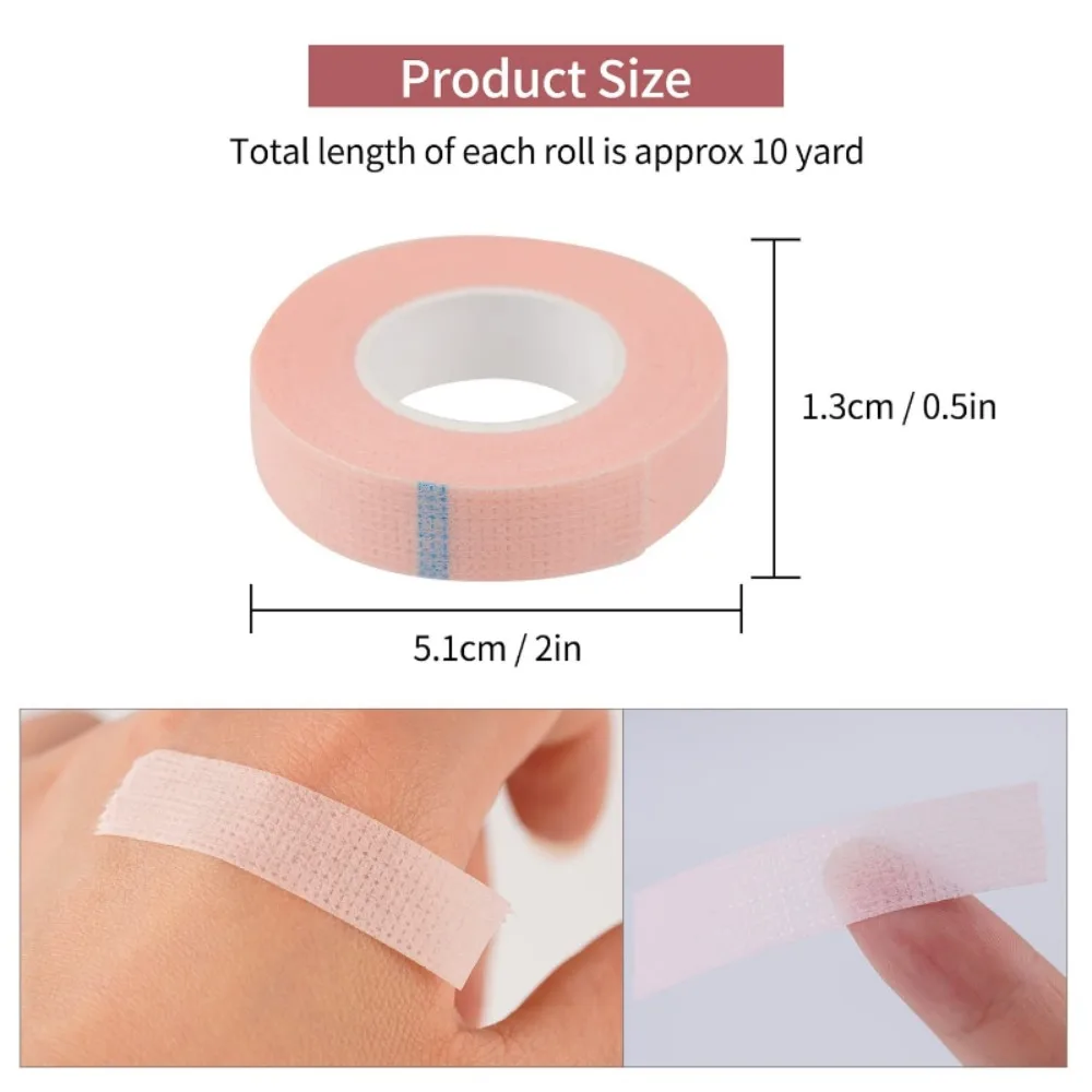 10pcs Micropore Eyelash Tape Lash Extension Supplies Makeup Tools Wholesale Lashes Accessories Makeup Tools Lash Lifting Tape