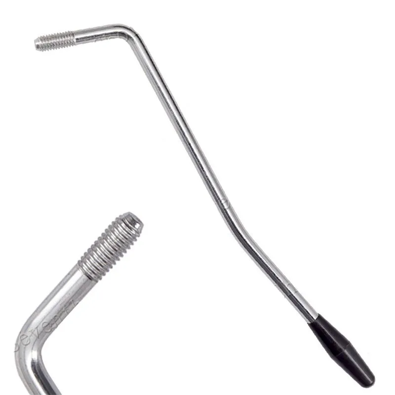 Ein aufschraubbare Tremolo-Arm-Whammy-Bar für E-Gitarren-Zubehör, Gewindedurchmesser 6 mm (M6), in den Farben Chrom, Schwarz und Gold erhältlich. – Detail 8