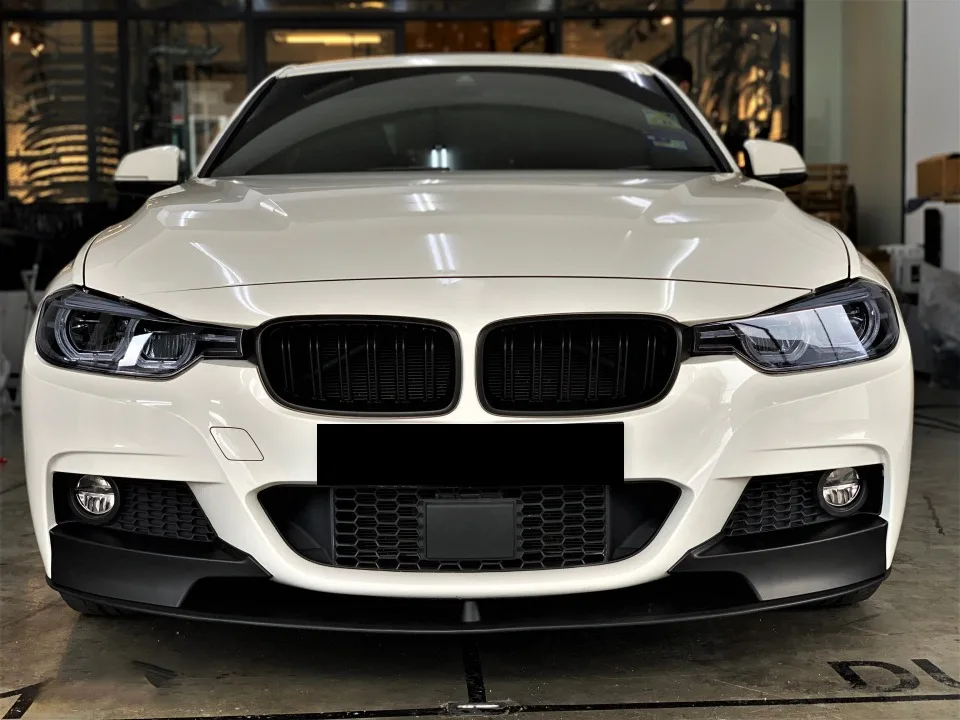Xvip glänzender Double Line Style Front stoßstangen grill für BMW 3er F30 F31 F35 2013-19 320i 325i 328i Silber Diamant grill – Detail 23