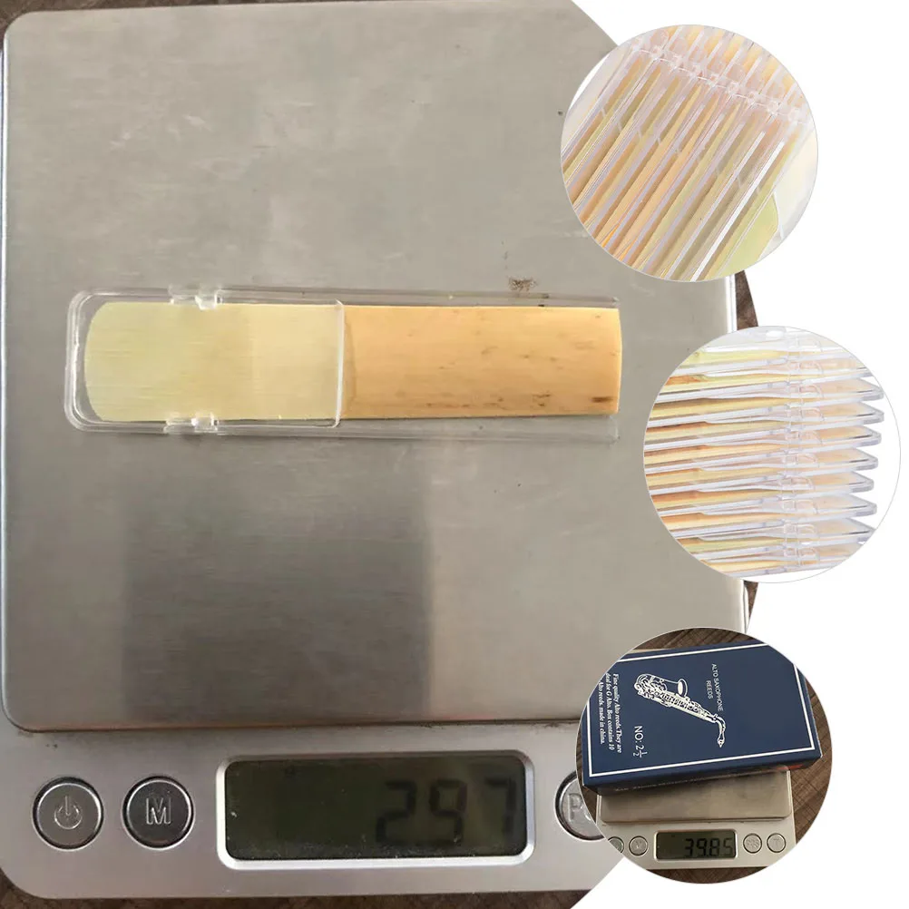 

10 Pcs Saxophone Part Reeds 2.5 Instrument Accessories Traditional Folding Accessory Clarinet