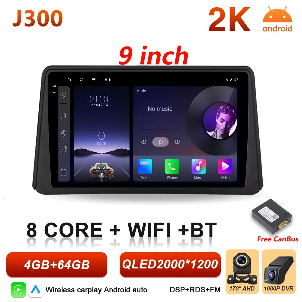 Autostereo Android 16 Radio voor Opel Mokka Vauxhall Mokka 2012 2013 2014 2015 2016 Carplay Video Multimedia Speler BT Head Unit