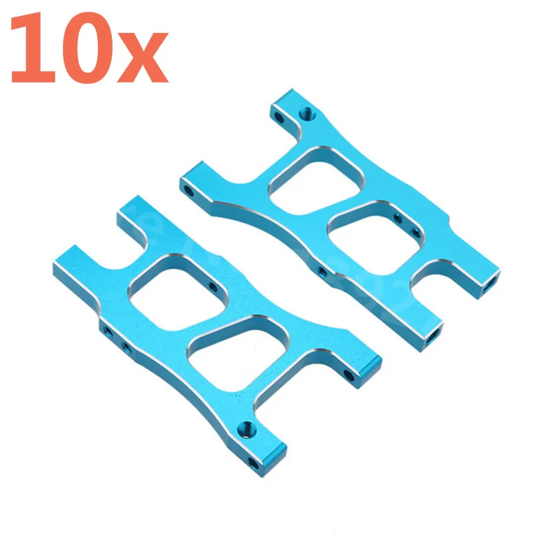 

10Pcs HSP Upgrade Parts 166021 06053 Aluminum Rear Lower Arm For 1/10 RC Car Blue Off Road Buggy 94166 Backwash