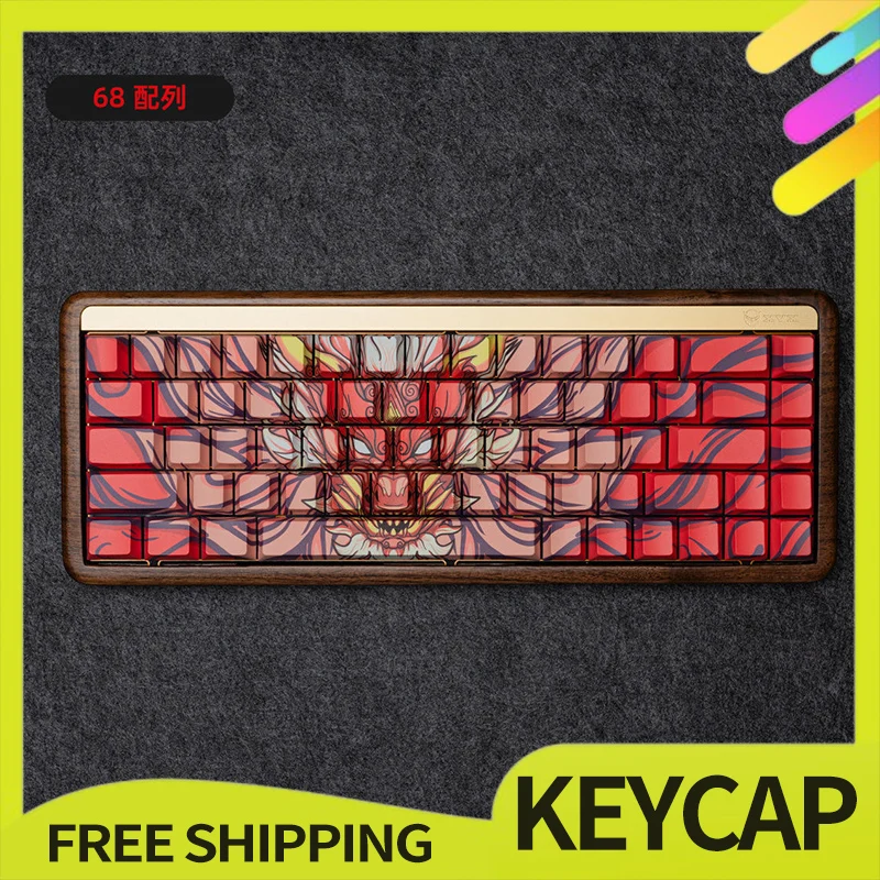 

Red Dragon Dinraal Keycap Cherry Profile 136keys Pbt Sublimation Customized Gaming Keycaps Accessories For Desktop Office Gifts