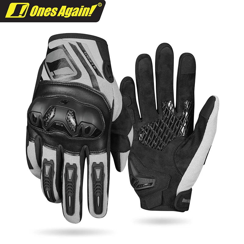 

Newest Ones again! Breathable Summer CE Motorcycle Gloves Touch Screen TPU Protective Shell Carbon Fiber Motocross Racing Gloves