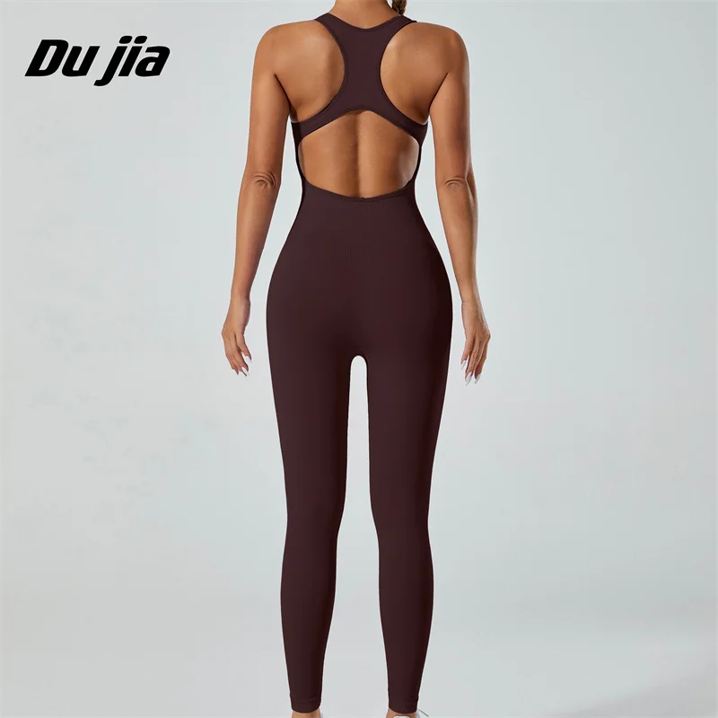 

Gym Jumpsuit Women One Piece Aerial Yoga Suit Sexy Back Super Stretch Athletic Wear Female Breathable Workout Clothes Sportswear