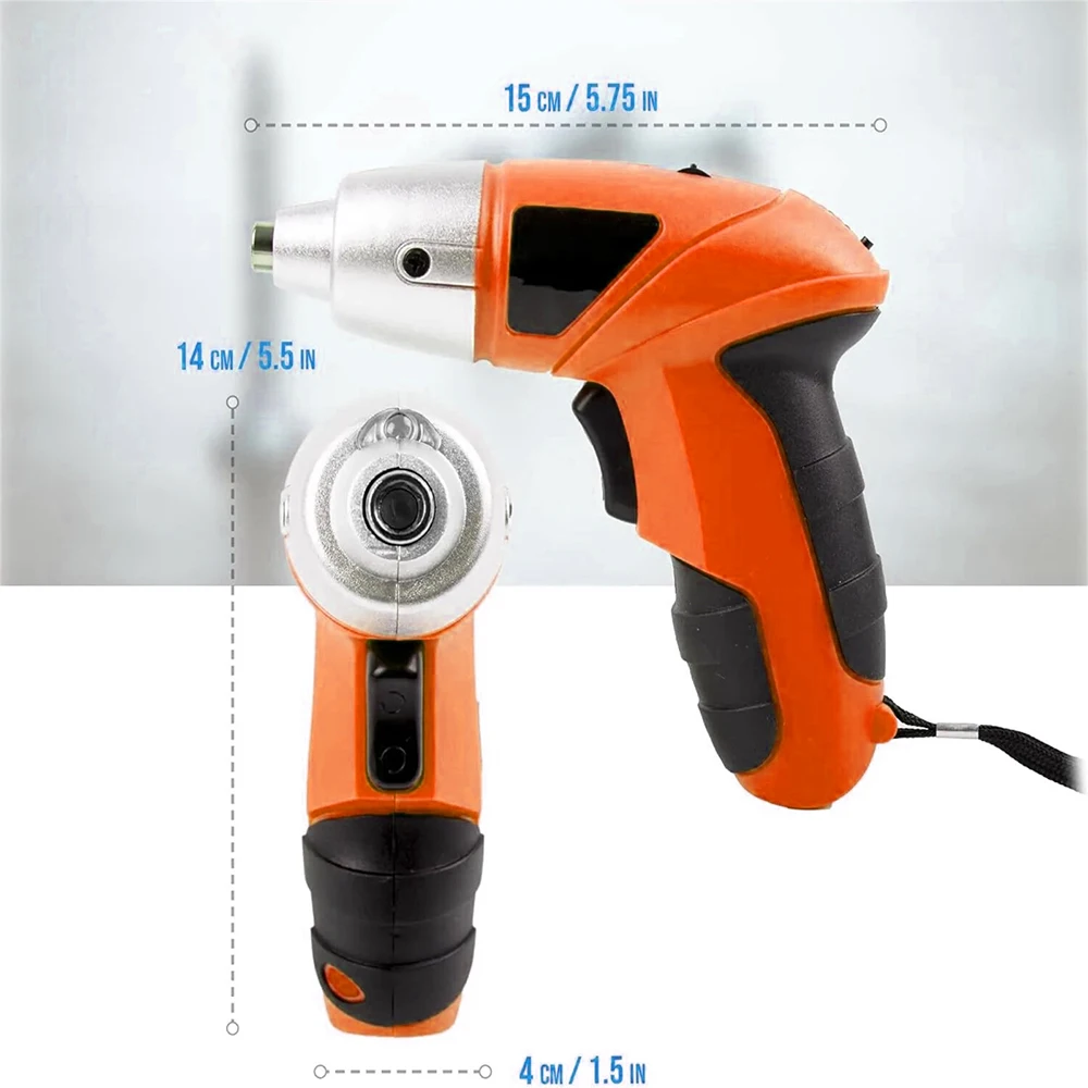 JANGKLIFE Precise Operation Power Electric Screwdriver Industrial Grade Durability  Min Electric Drill Home Office DIY Tools