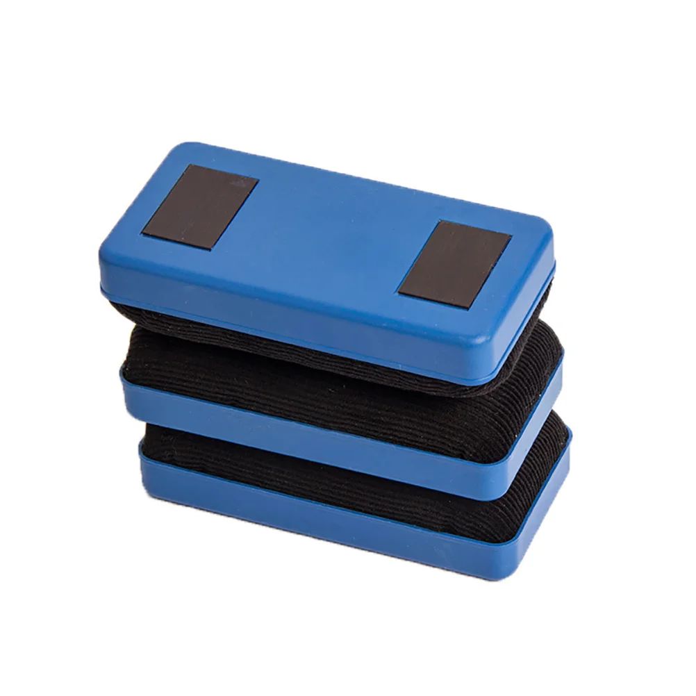 

12Pcs Compact Magnetic Whiteboard Eraser Flannel Clean No Scratch Ideal for Office Study Area Use