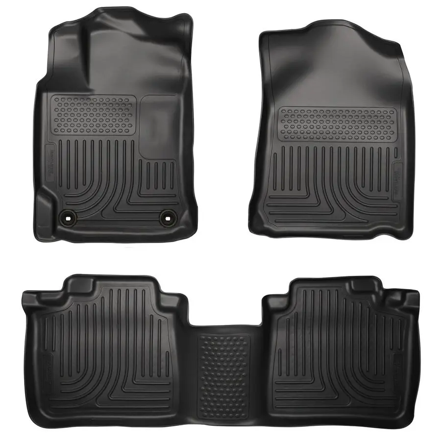 

Weatherbeater Floor Mats Fits 20122017 Toyota Camry Front amp 2nd Row, 3pc Black 98901