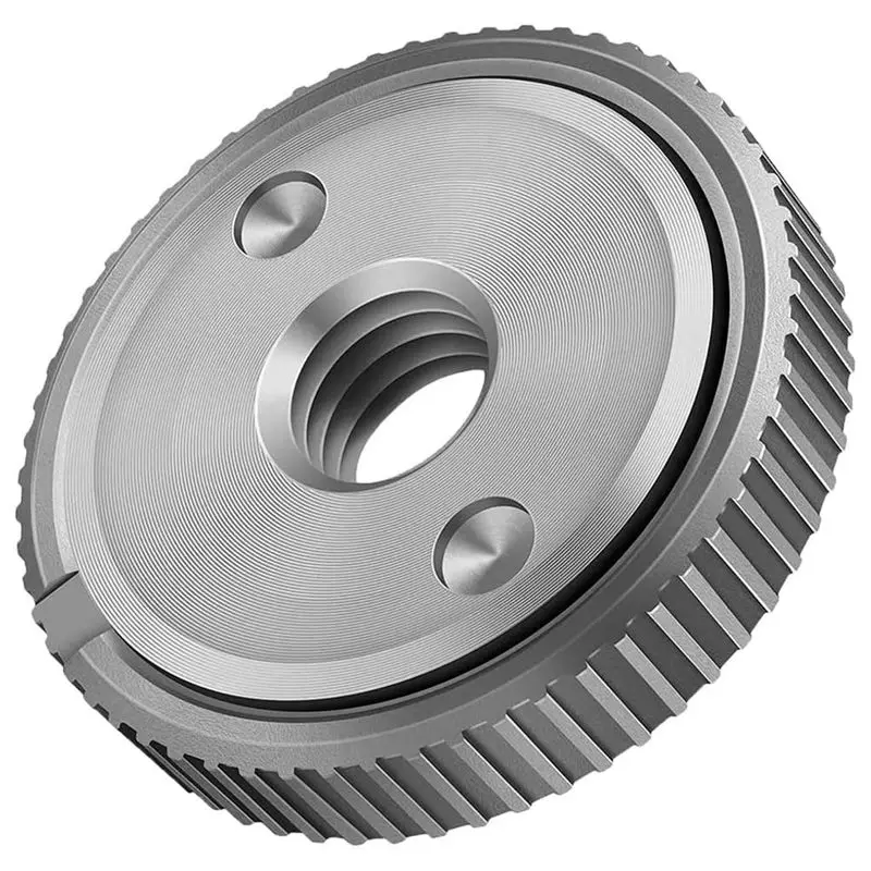 Limited Stock-FF 1 PCS M14 Quick Release Angle Grinder Clamping Flange Nut Silver Fit For Angle Grinder And Cutting Machine