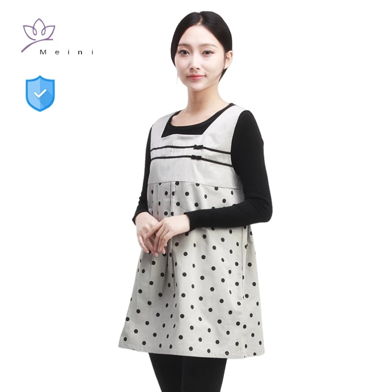 

Genuine electromagnetic radiation protective metal fiber maternity dress mobile phones, computer, icrowave EMR shielding clothes