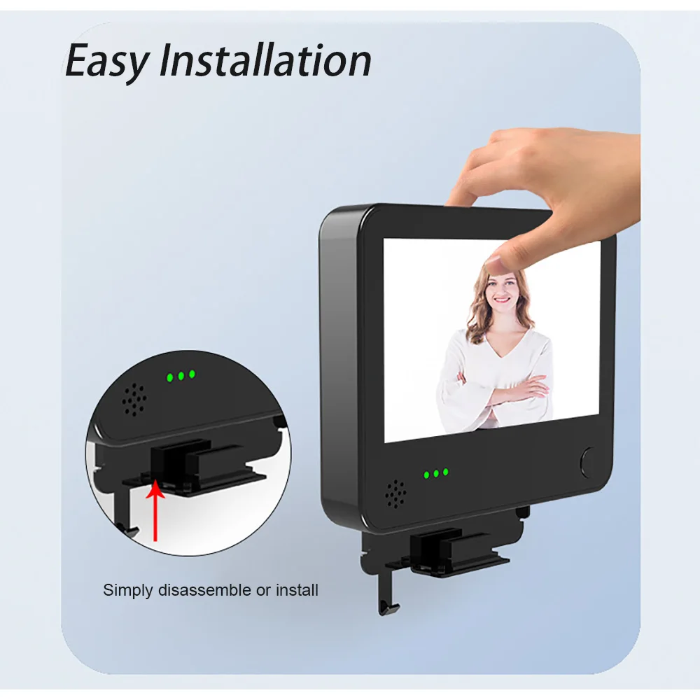 

4,3-дюймовый 2MP 1080P S82 Tuya APP беспроводной Wi-Fi дверной звонок ИК ночного видения обнаружение движения видеодомофон визуальный дверной просмотрщик