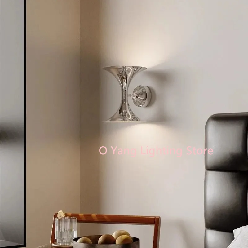 Double-headed Horn Wall Lamps Up Down LED Wall Light for Living Room Aisle Hallway Balcony Stair G9 Bedroom Bedside Lights