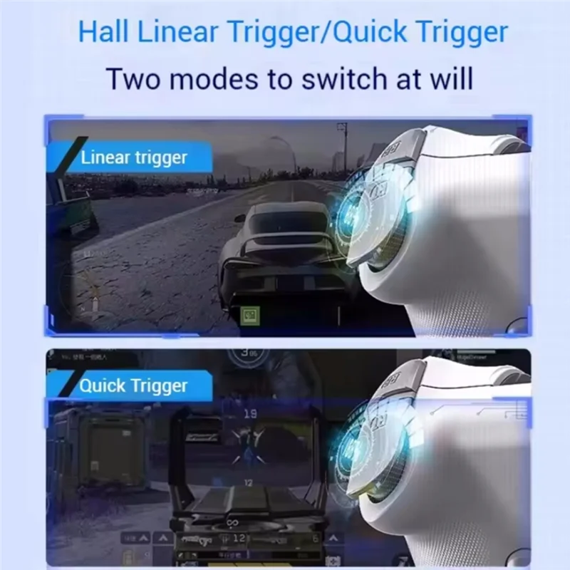 

New-S3 Gamepad Gaming Control With BT Type C Game Pad Controller For Hall Effect Joystick For Mobile Phone Cellular PC Tablet