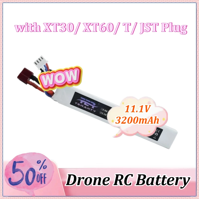 

3S Lipo Battery 11.1V 3200mAh for Water Gun for Mini Airsoft BB Air Pistol Electric Toys Guns Part with XT30/ XT60/ T/ JST Plug