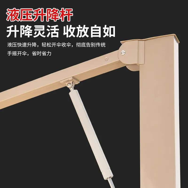 Mojia Outdoor Garden Umbrella Hydraulic Roman Parasol Large Sun Shade for Villa Patio Yard Weather Resistant Canopy