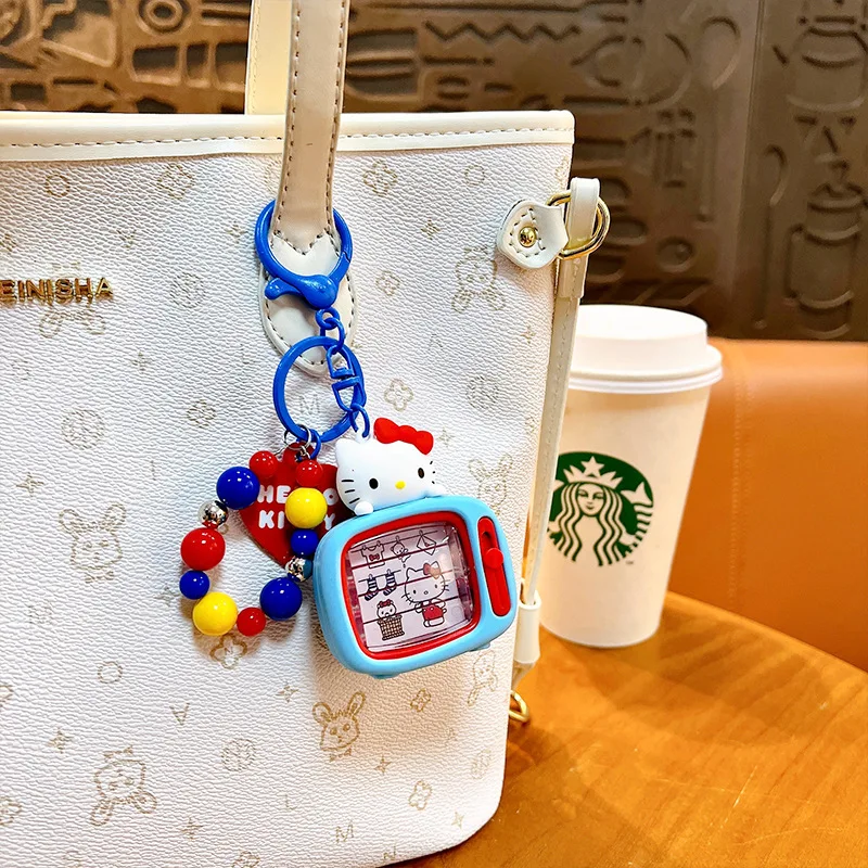 Authentic Sanrio Hello Kitty Keychain Fun Puzzle Toy Kawaii Bag Pendant Car Keychain Accessories Children's Small Gifts image 3