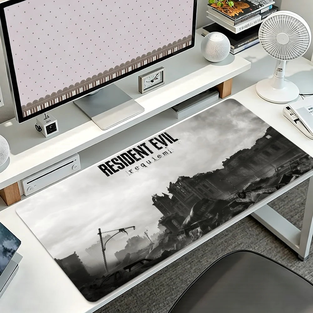 R-Resident Game E-Evil Requiem Mouse Pad Non-slip Thickened MousePad Student Gaming Cushion Large Writing Lockedge Office