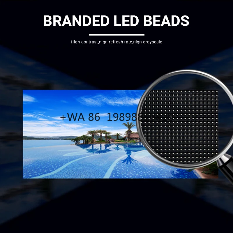 

LED Display Screen Full Color Church Rental Video LED Screen Waterproof Outdoor P3.91 Modular System