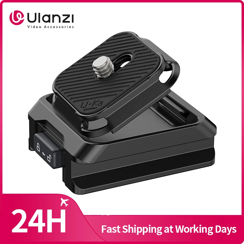 

Ulanzi UKA05 Uka Quick Release Kit for DJI RS2/3/4 for Tripod Shoulder Strap Compatible for Uka&F38 Top Plate 20KG Max Load