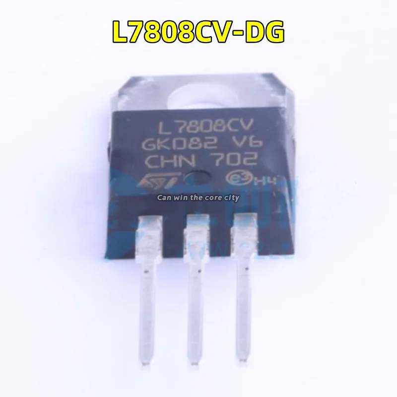 1-100 PCS/LOT L7808CV original new genuine imported L7808CV-DG direct insertion TO-220 linear voltage regulator IC