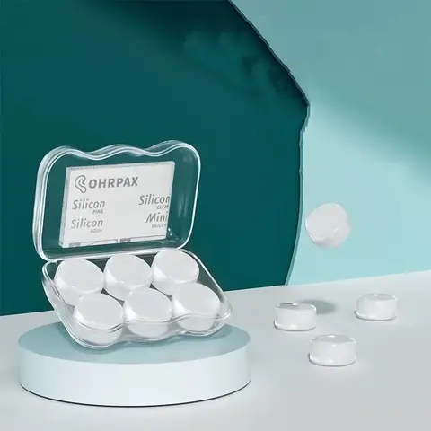 Soft Silicone Earplugs Wax Ear Plugs Reusable Noise Cancelling Gel Ear Plugs Waterproof Earbuds for Sleeping Flying Swimming