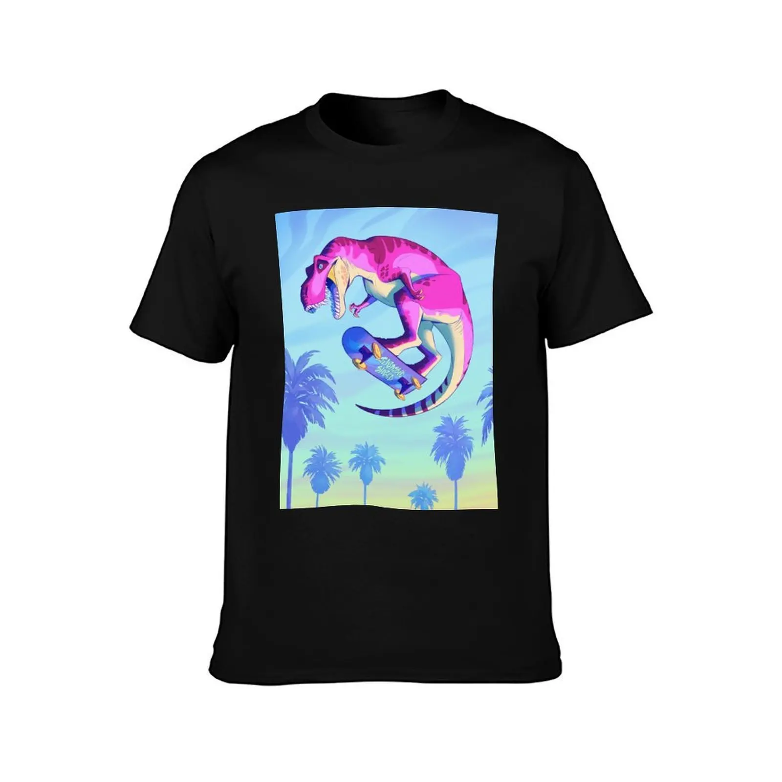 Jurassic Shred T-Shirt Large Size Loose Casual Tee T-Shirt