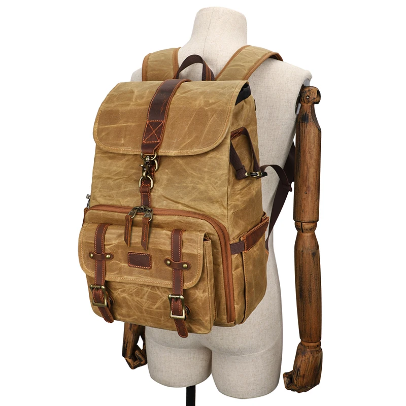 

New Liner DSLR Digital Camera Bag, Vintage Laptop Backpack, Canvas Lens Storage Bag