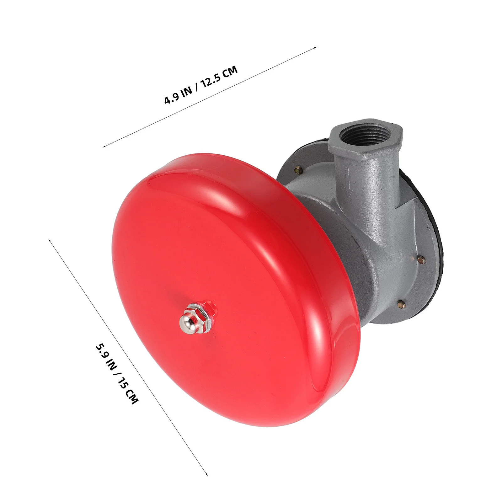 Fire Hydraulic Alarm Bell Metal Construction Loud Ringing Emergency Alert Wet Alarm Valve Industrial Home School Factory Safety