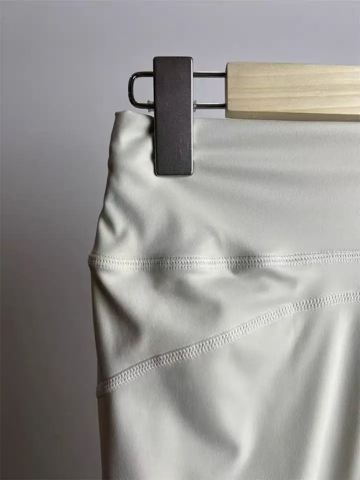 Damen-Sporthose mit lockerer Passform und Taschen, gerade geschnittene, hochtaillierte Fitnesshose, Yoga-Hose, Pilates-Hose – Detail 17