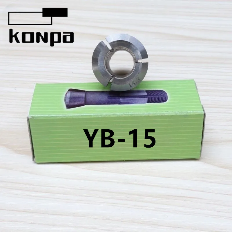 YB-15 Collet 5.3mm-7.6mm High Precision CNC Lathe Chuck YB15 Type Round Hole CNC Pull Chuck Automatic Lathe 15Type Spout Fitting