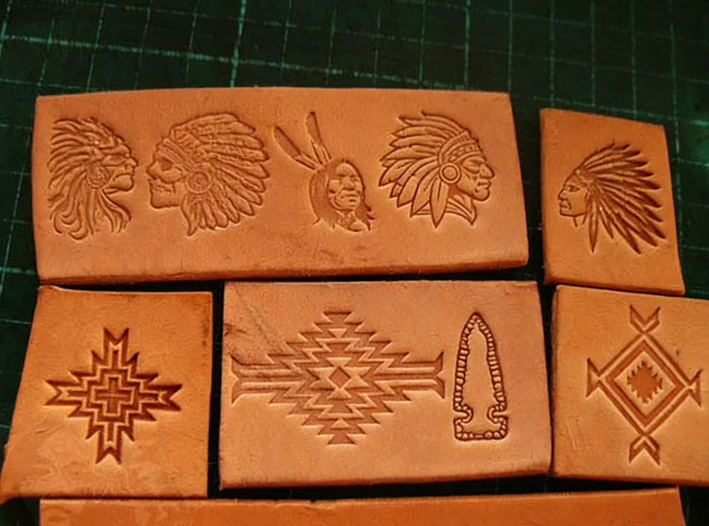Набор из 13 штампов для кожи:  – обзор и цена Leather Stamp Set