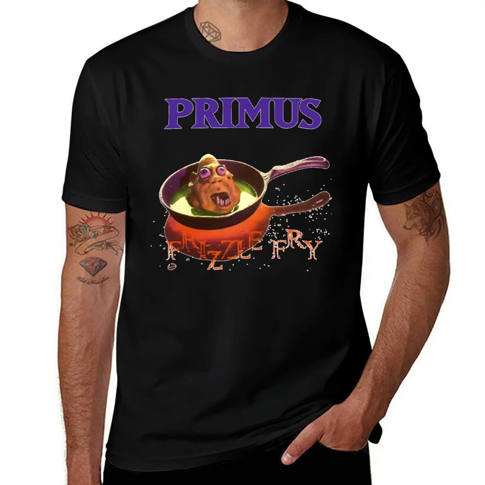 primus frizzle fry T-Shirt Casual Minimalist Short Sleeve Top T-Shirt