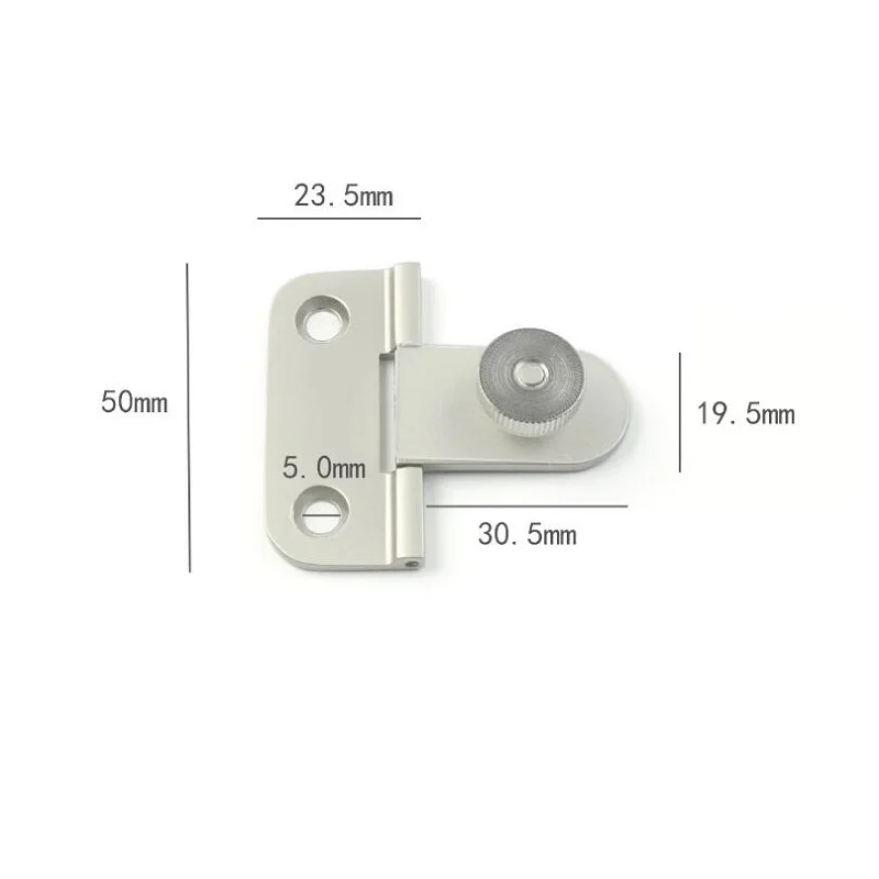 2pcs Glass door display cabinet hinge shaft multifunctional zinc alloy frameless door built-in hinge