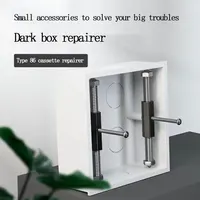 Caja oscura reparadora caja de conexiones fijador caja de interruptor universal caja inferior 86 tipo columna artefacto de reparación 4/6/10 plástico metal