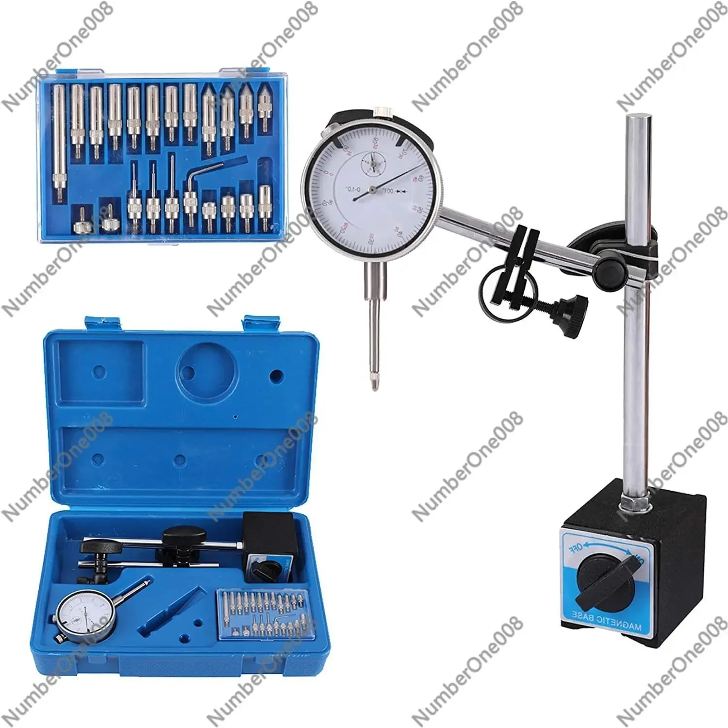 

Universal Magnetic Stand with Fine-Tuning Magnetic Table Seat Suit Dial Indicator Seat Probe Clamp