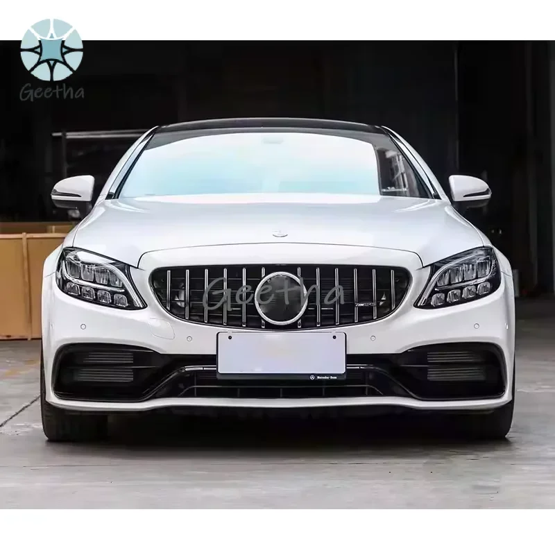

Car Body Kit for Mercedes-benz C-class W205 2015-2018 to 2019 Amg Include Front and Rear Bumper With Grille,side Skirts,hood