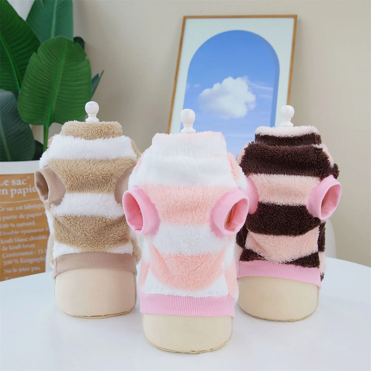 Soft Fleece Pet Clothes for Small Dogs Cats Vest Puppy Clothing French Bulldog Chihuahua Shih Tzu Costume Dog Accessories