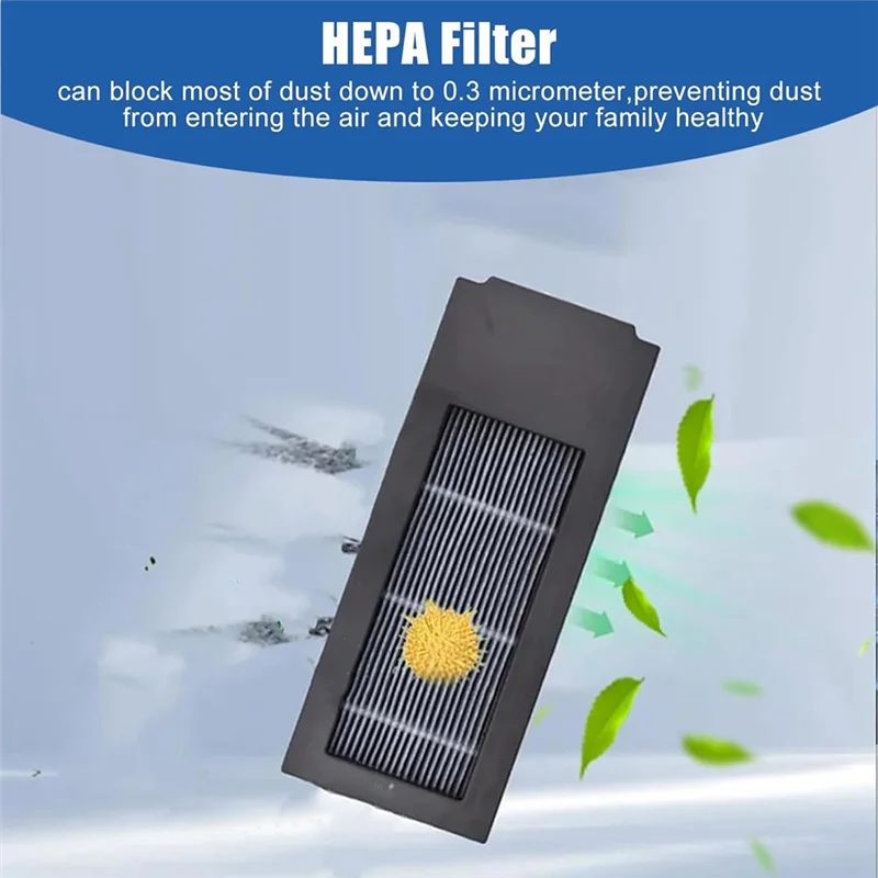 ABKR-Parts Accessories Kit For Ecovacs Deebot X2/X2 Omni/X2 Pro/DEX86 Robot Vacuum Cleaner Main Side Brush Filter Dust Bag Mop