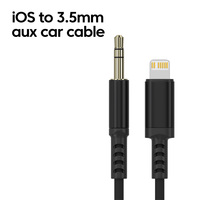 Elough 3.5mm Jack Audio Cable 3.5mm to Lightning Male Aux Cable Headphones Adapter Car Speaker Audio Cord For iPhone 14 13 12