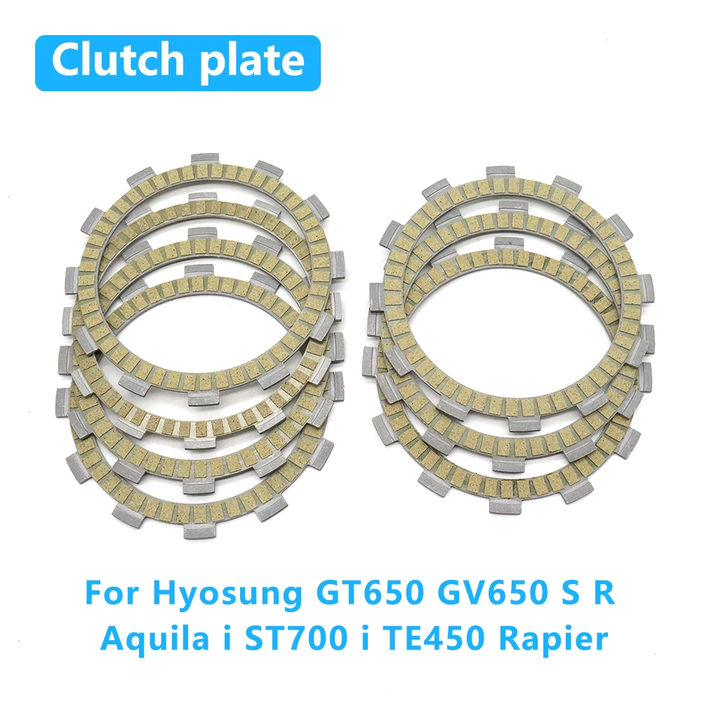 

For Hyosung GT650 GV650 S R Aquila i ST700 i TE450 Rapier Motorcycle Accessories Clutch Friction Disc Plate Kits