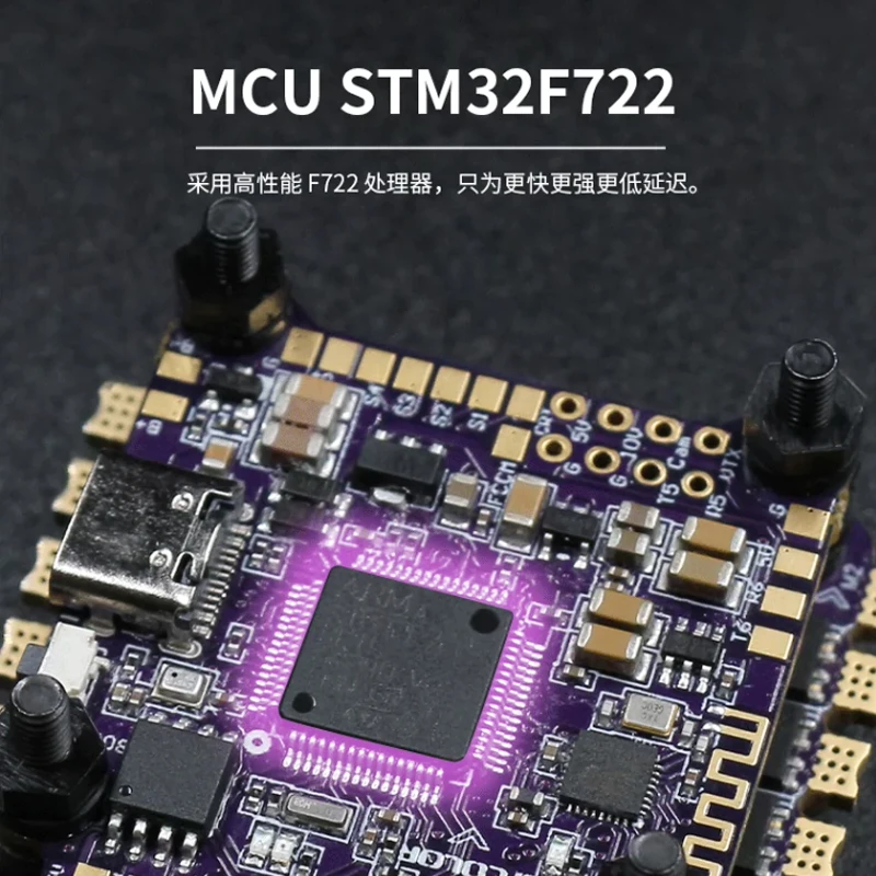 F7 60A 32 bits Crossover Racing Quatro em Uma Torre Voadora Ajuste de Parâmetro Bluetooth Multicanal 30,5 * 30,5