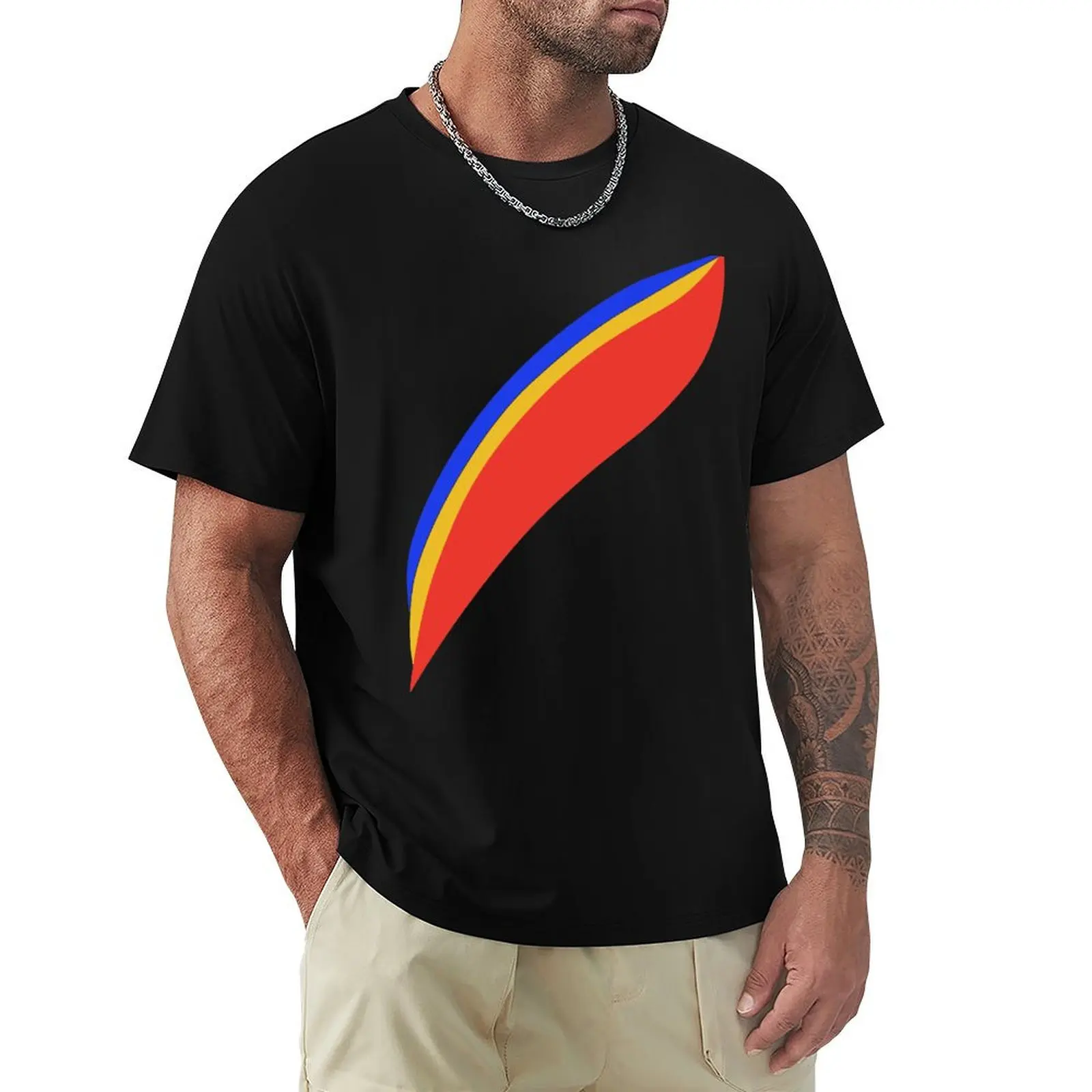 Captain Eo Design T-Shirt Lightweight Basic Short Sleeve Shirt